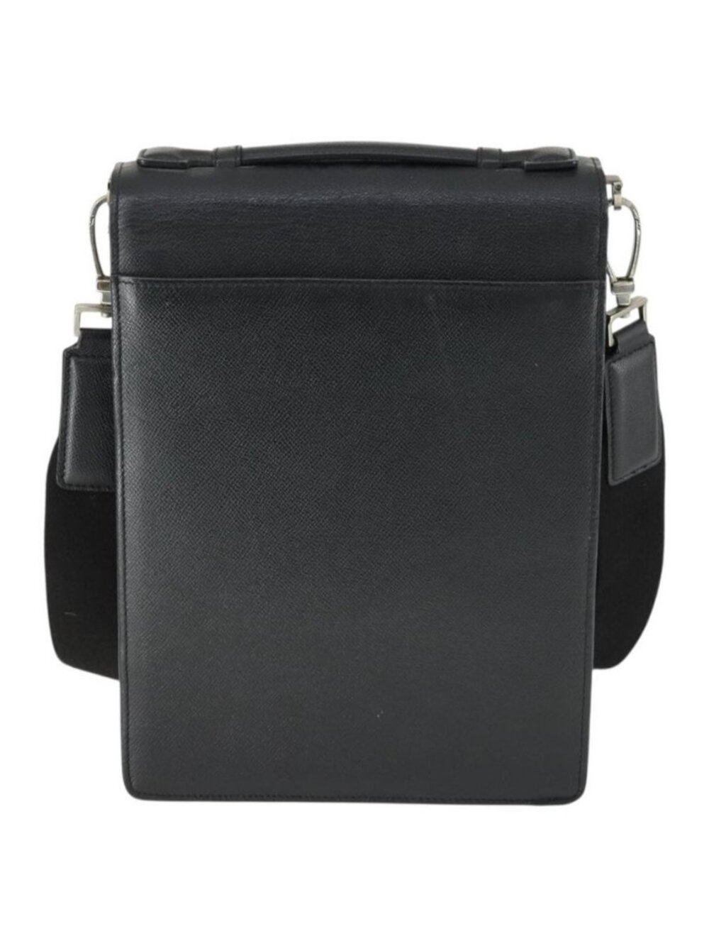 Authentic BALLY Shoulder Bag Leather Black - Picture 10 of 16